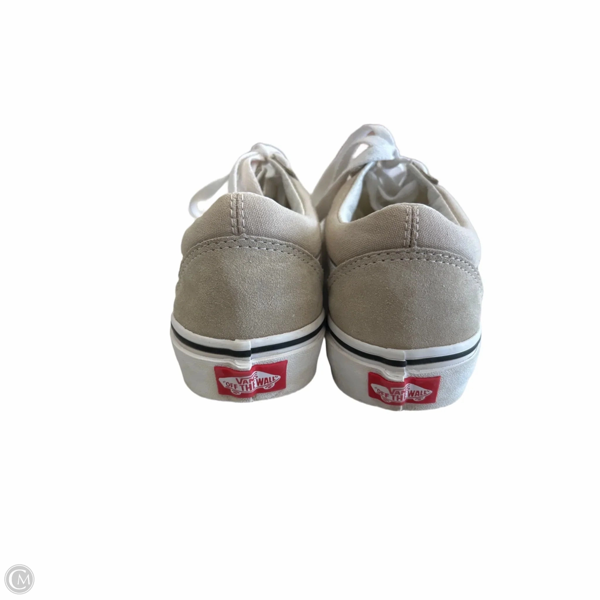 Shoes Sneakers By Vans In Tan, Size: 7.5