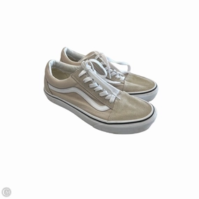 Shoes Sneakers By Vans In Tan, Size: 7.5