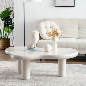 Streamdale Cloud Coffee Table - Modern Living Room Table