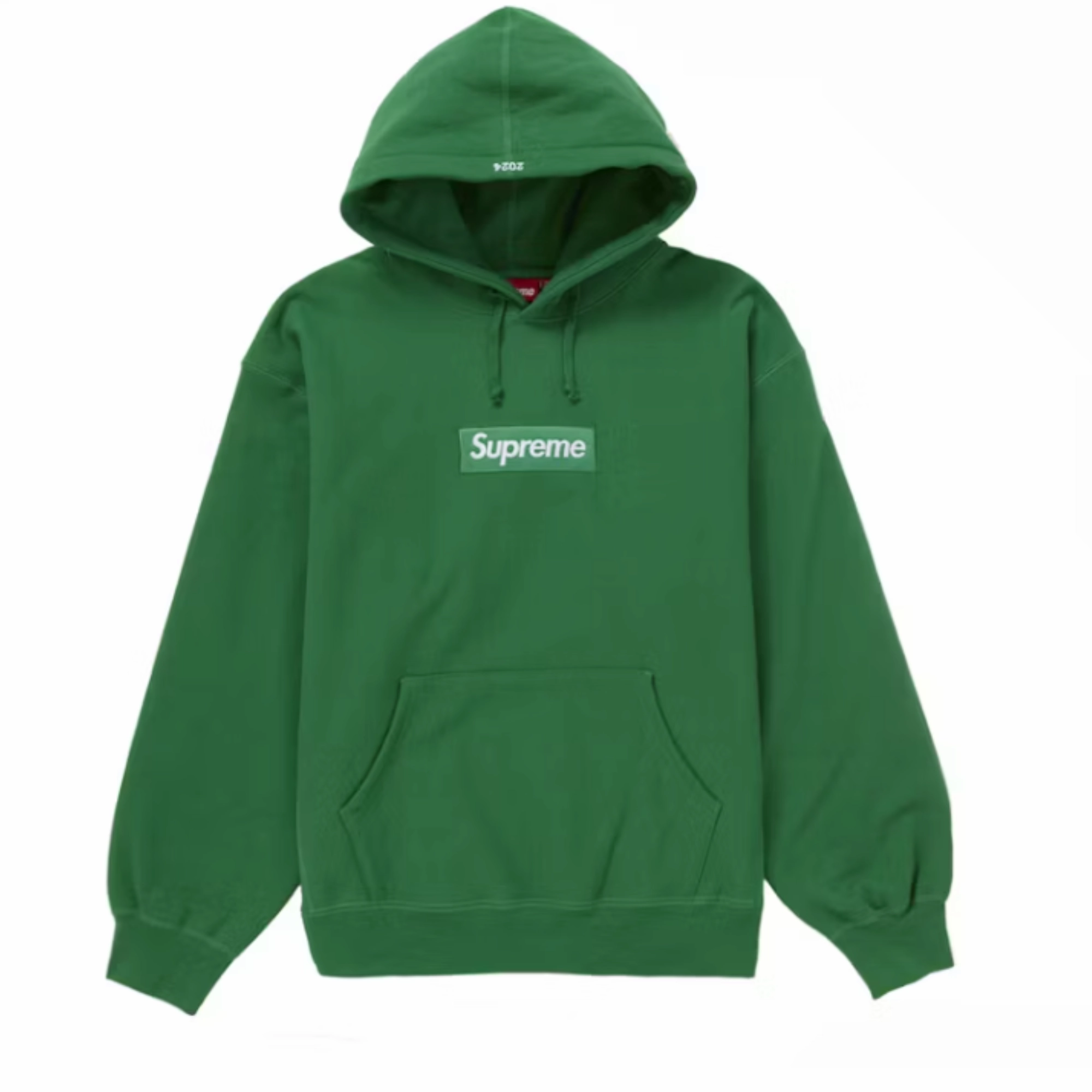 Supreme Box Logo Hoodie FW 2024 Green