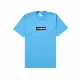 Supreme Futura Box Logo T-shirt Bright Blue