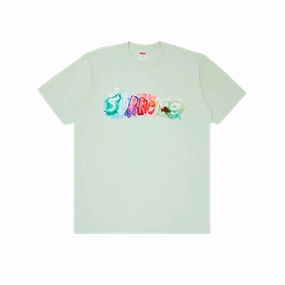 Supreme Watercolor Tee Pale Green