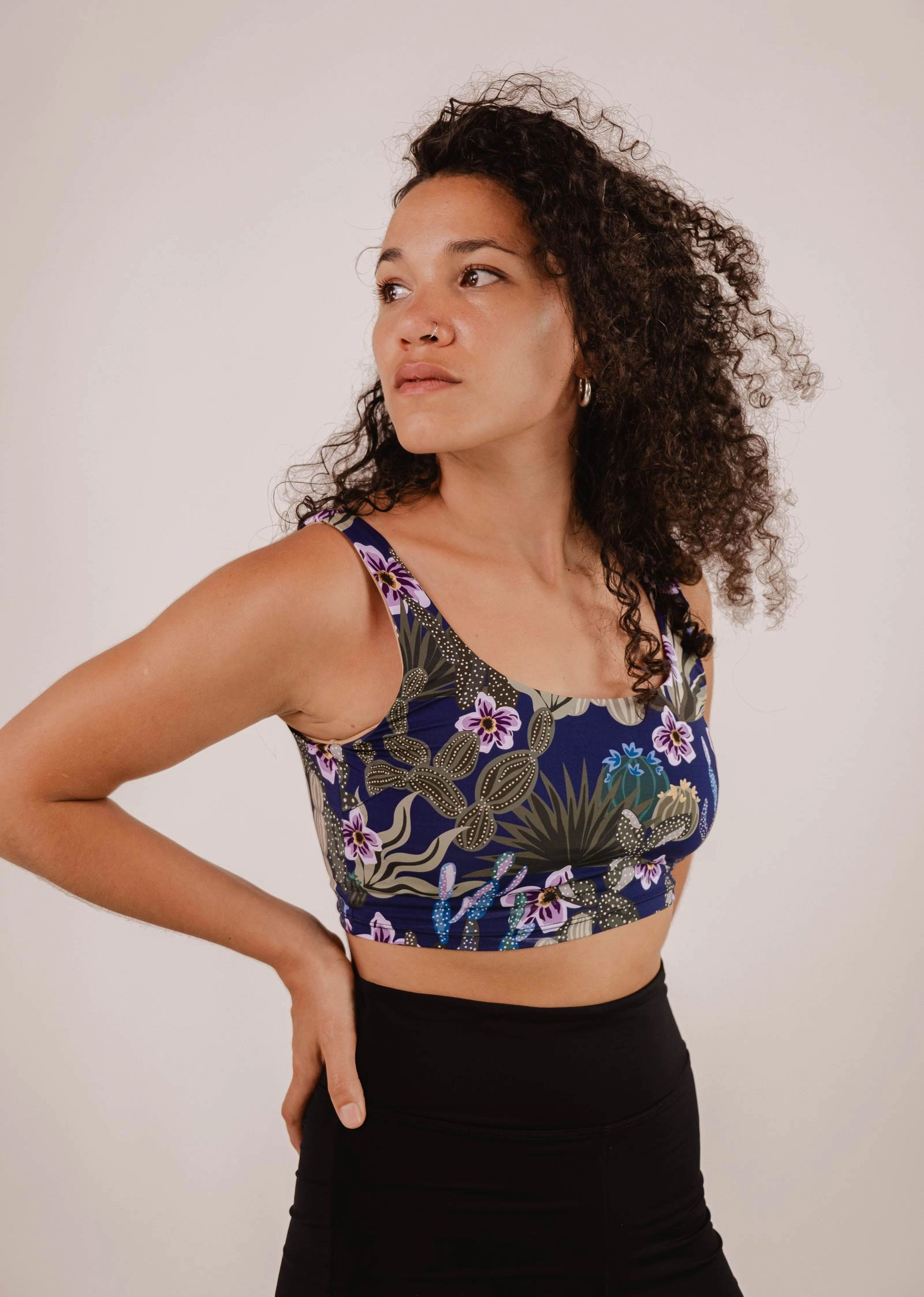 Tahiti Jardin de Nuit Bralette Bikini Top
