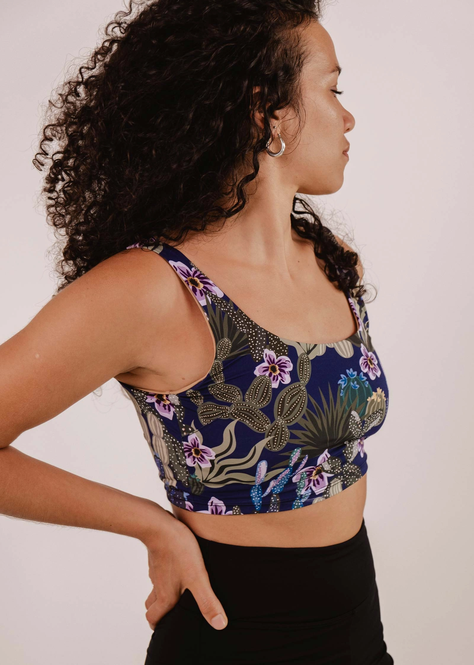Tahiti Jardin de Nuit Bralette Bikini Top