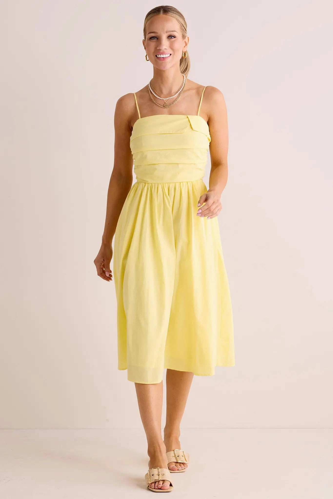 Tana Dress- Yellow