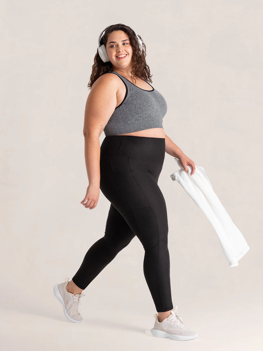 Truekind® Seamless Racerback Sports Bra