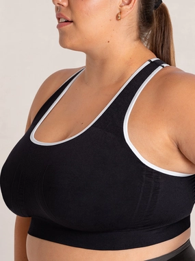 Truekind® Seamless Racerback Sports Bra SB