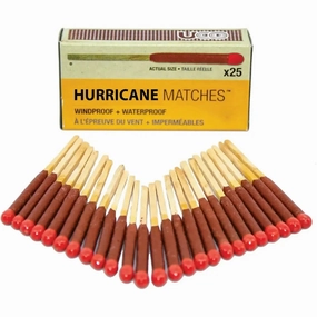 UCO Hurricane Matches, 25-Pack