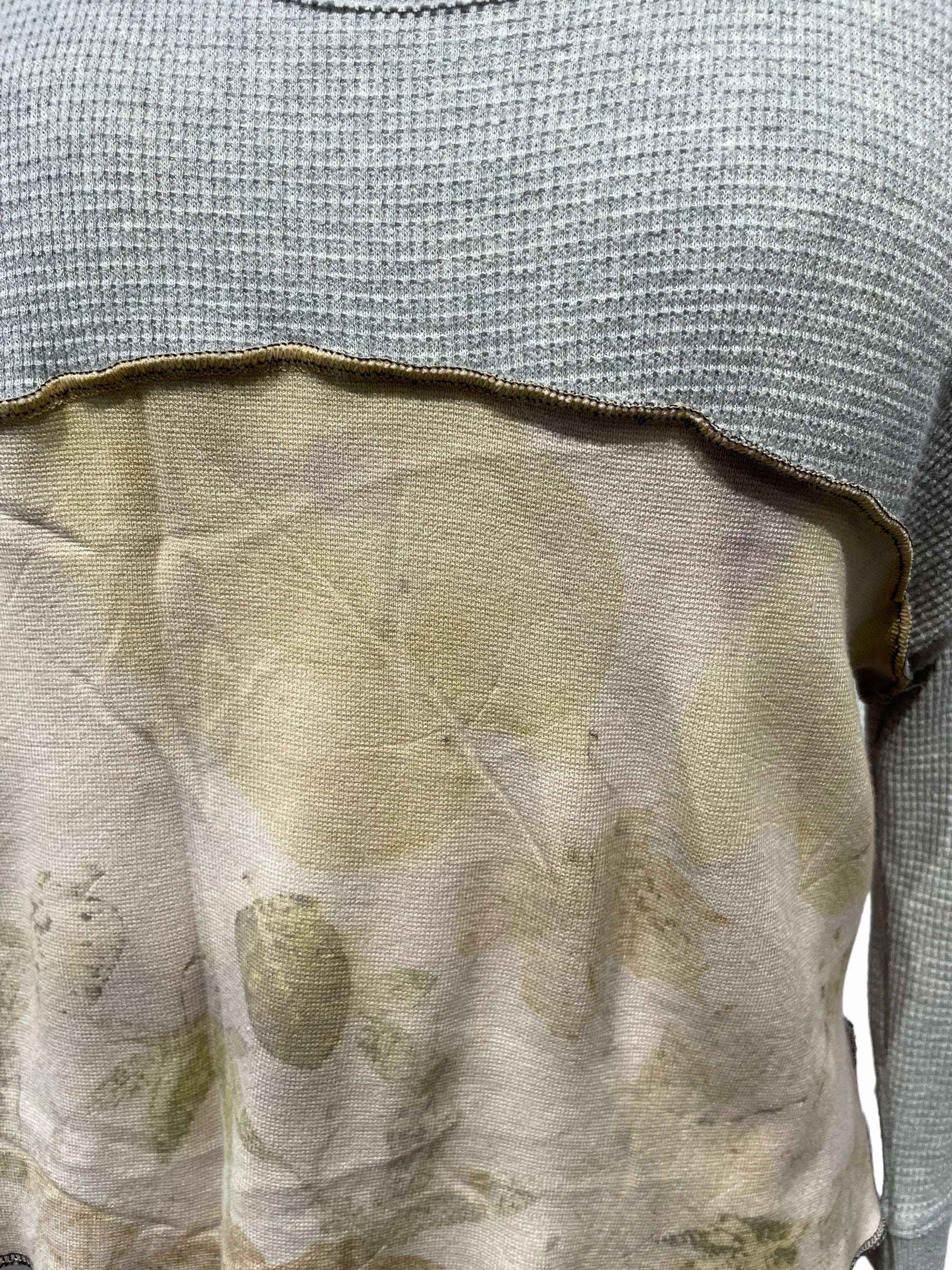 Upcycled  Ecodyed sweatshirt sweater