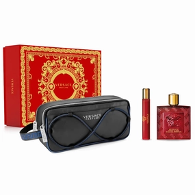 Versace Eros Flame by Versace 100ml EDP 3 Piece Gift Set