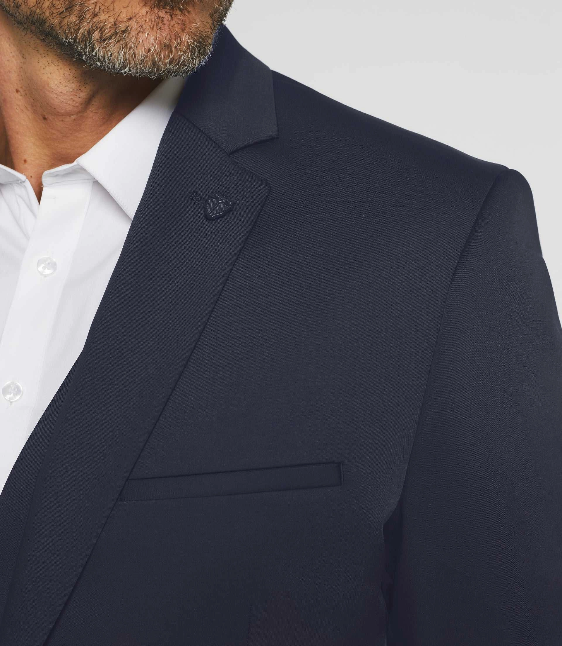 Veste ville 2 boutons marine Cionac