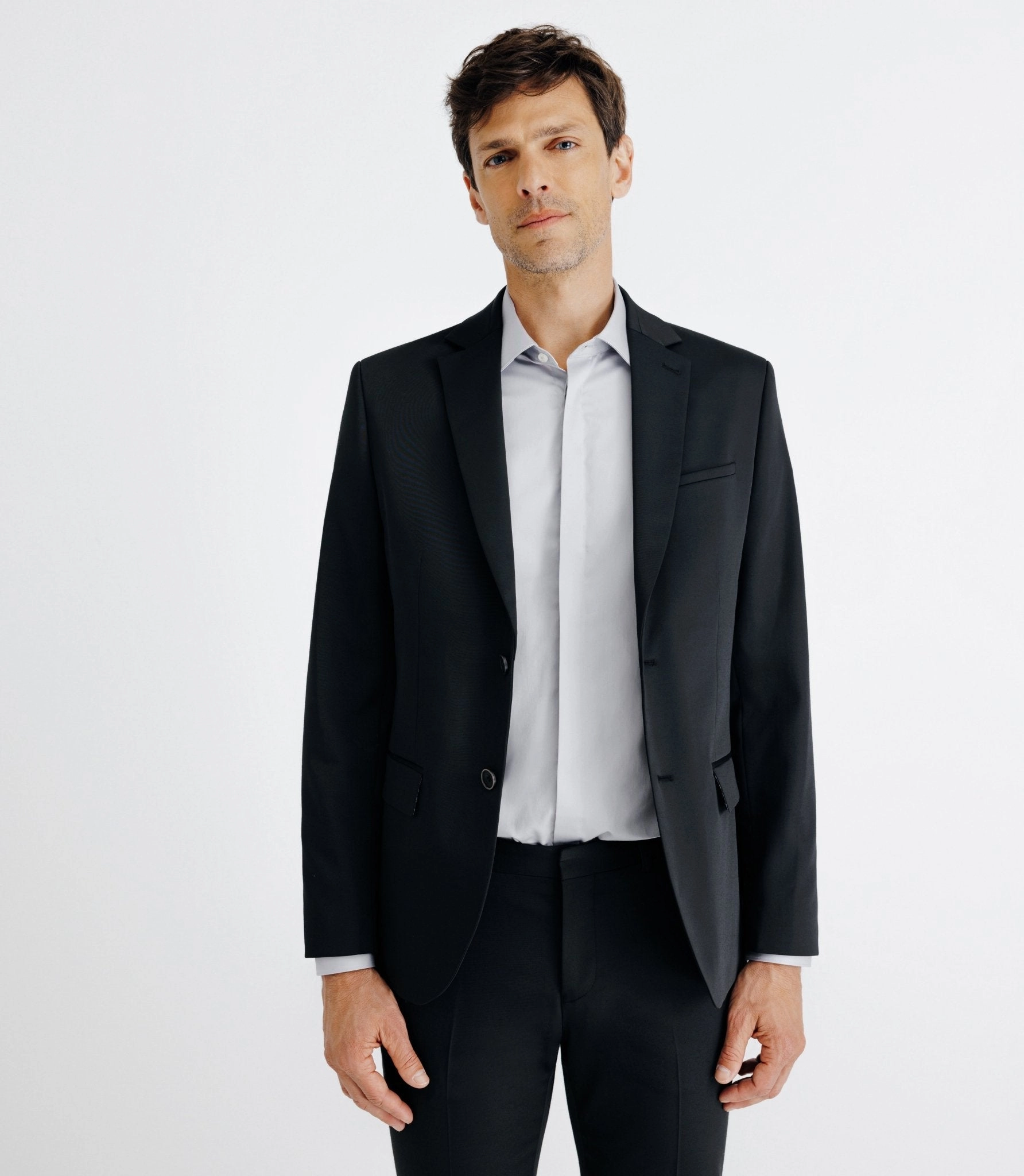 Veste ville séparable tissu technique noir