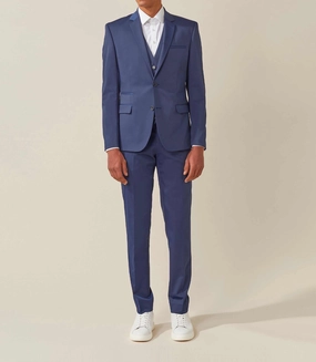 Veste ville technique bleu Anaco