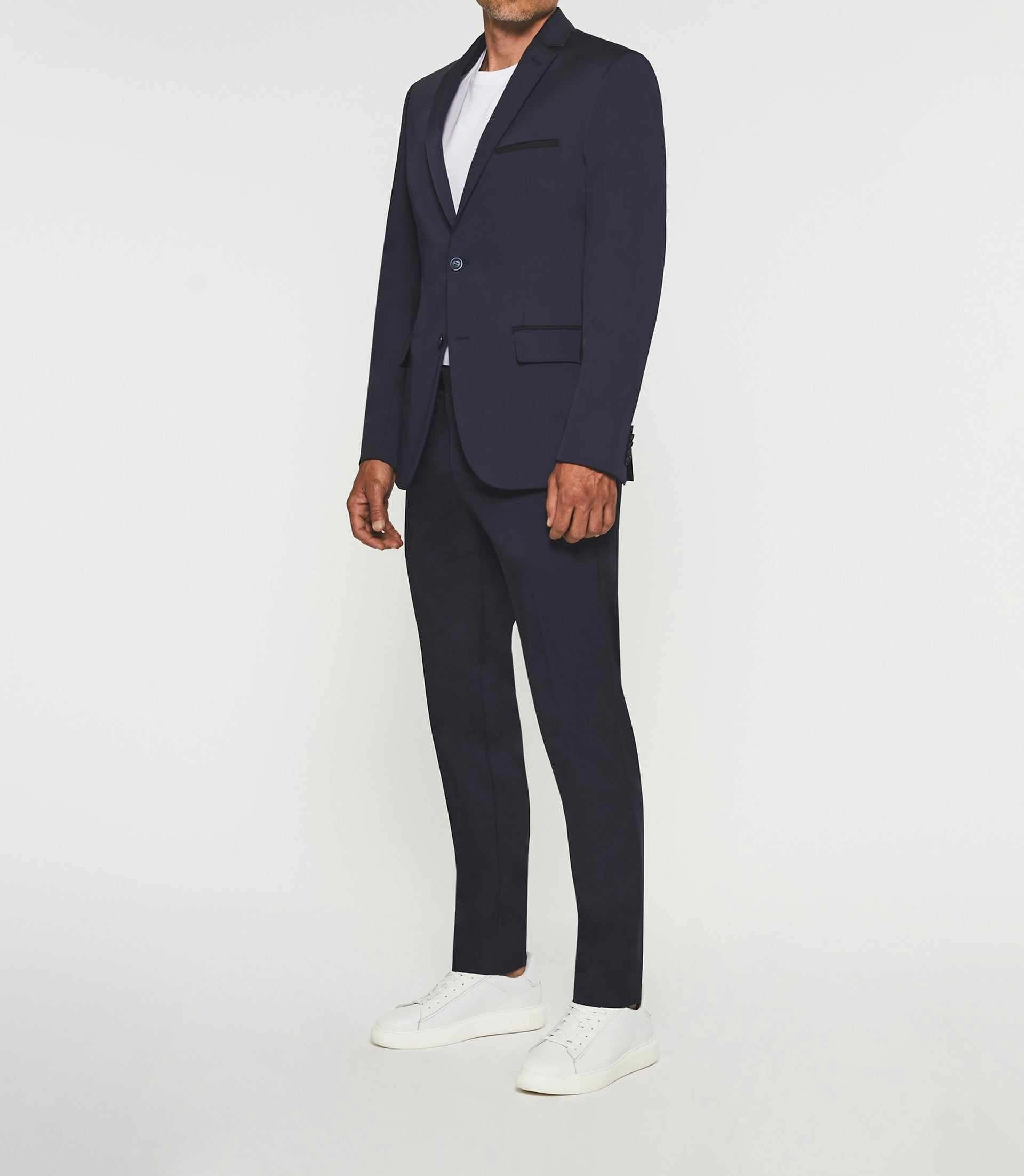 Veste ville tissu technique marine SANACO