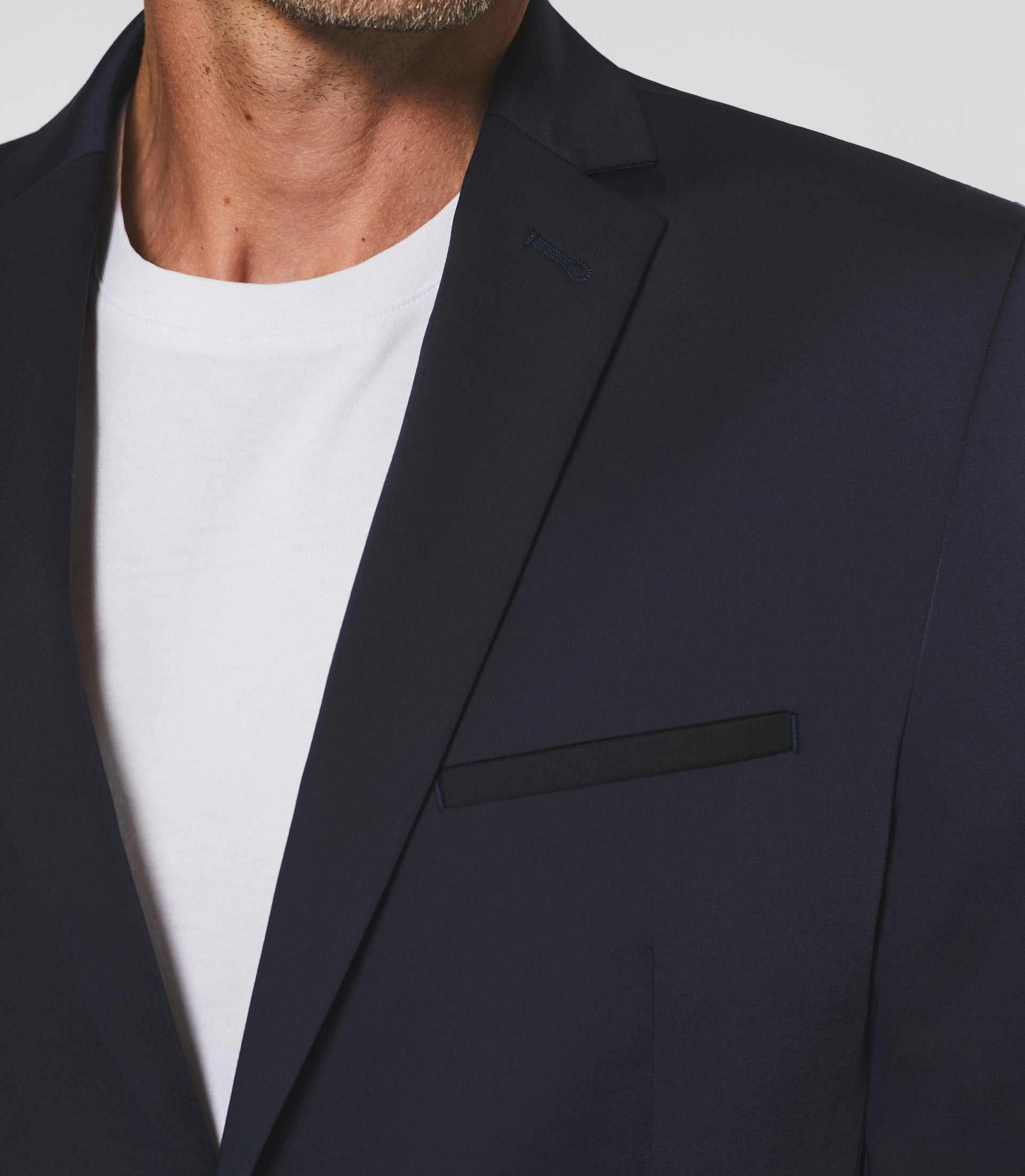 Veste ville tissu technique marine SANACO