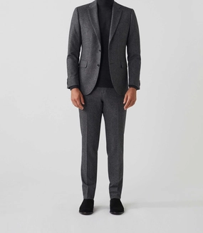Veste ville tweed grise Verso