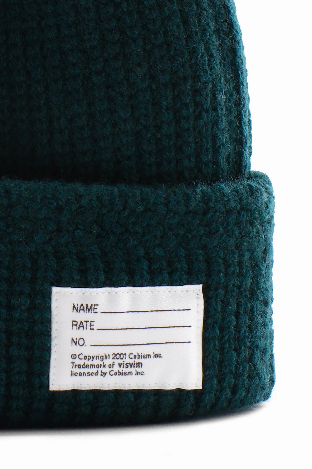 visvim Knit Beanie (W/WS) 'Green'