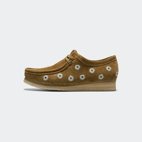 Wallabee - Dark Olive Embroidery
