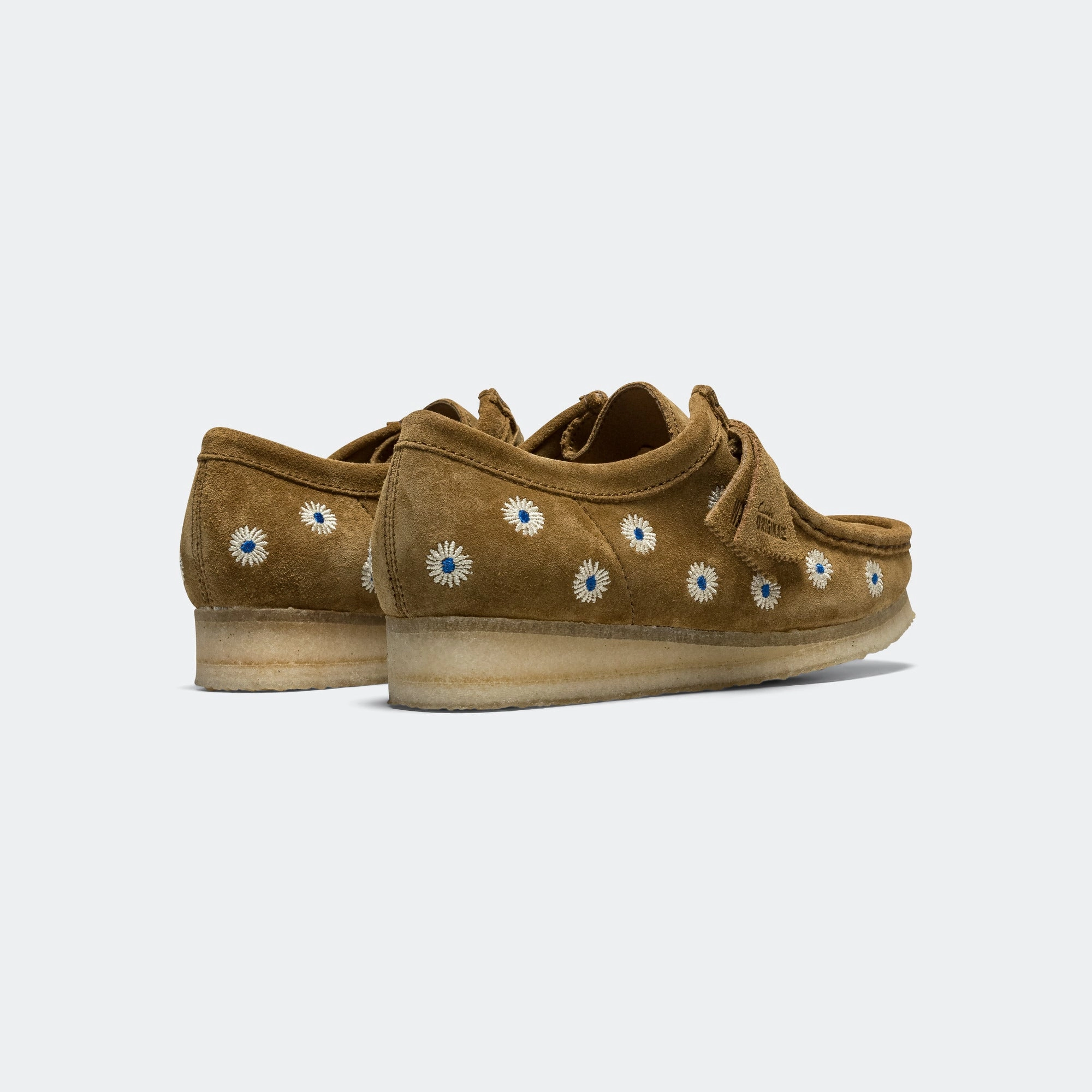 Wallabee - Dark Olive Embroidery