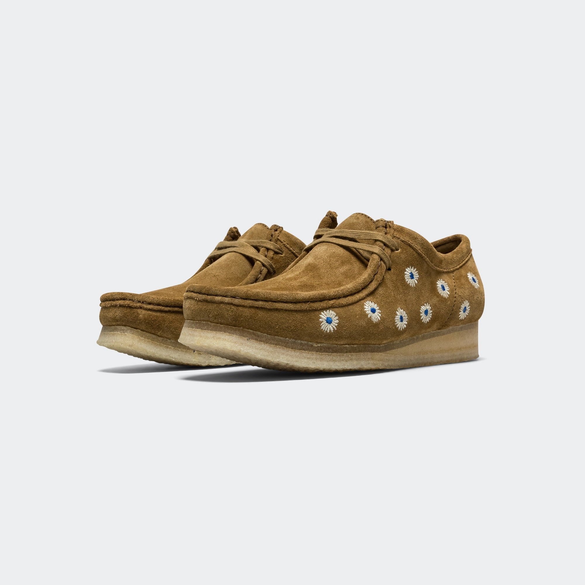 Wallabee - Dark Olive Embroidery