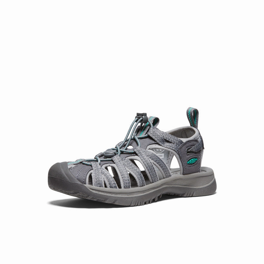 Women's Whisper  |  Medium Grey/Peacock Green
