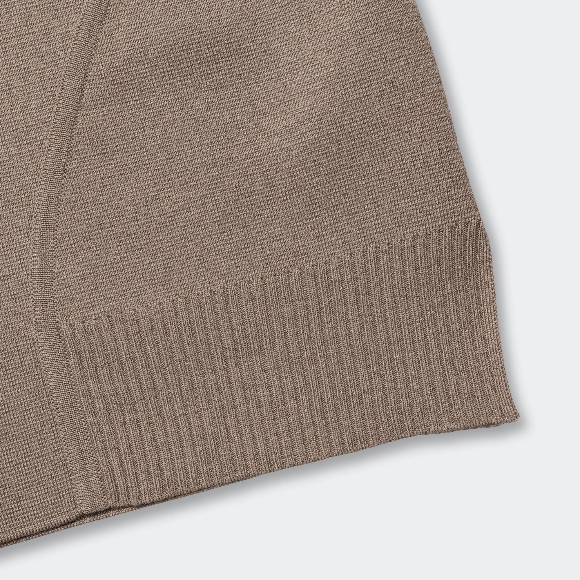 Womens ESC Knit Vest - Sepia Stone/Clear