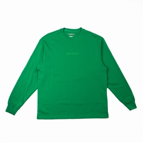 Wordmark L/S (Pine Green)