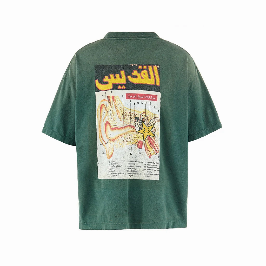 X CPFM Ss Tee Love Of Saint Green