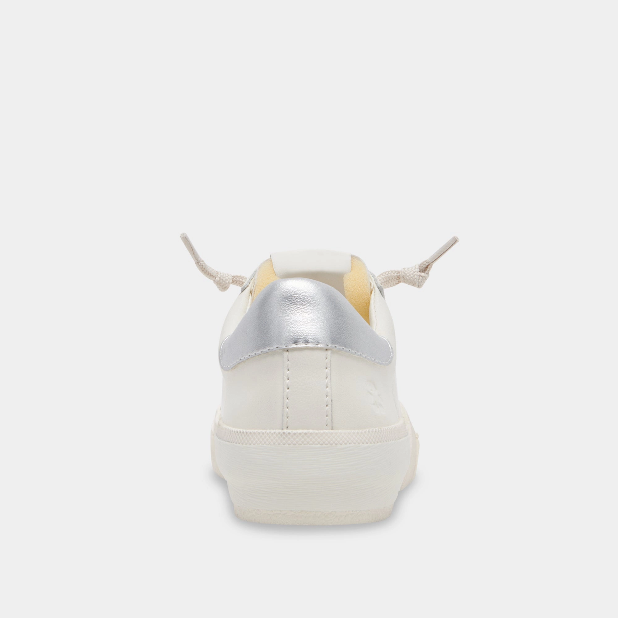 ZINA FOAM 360 SNEAKERS WHITE SILVER RECYCLED LEATHER